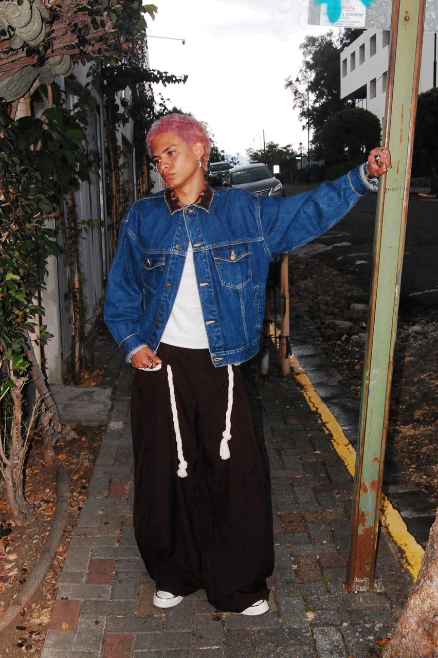 PLEATED TIED PANTS CAFÉ