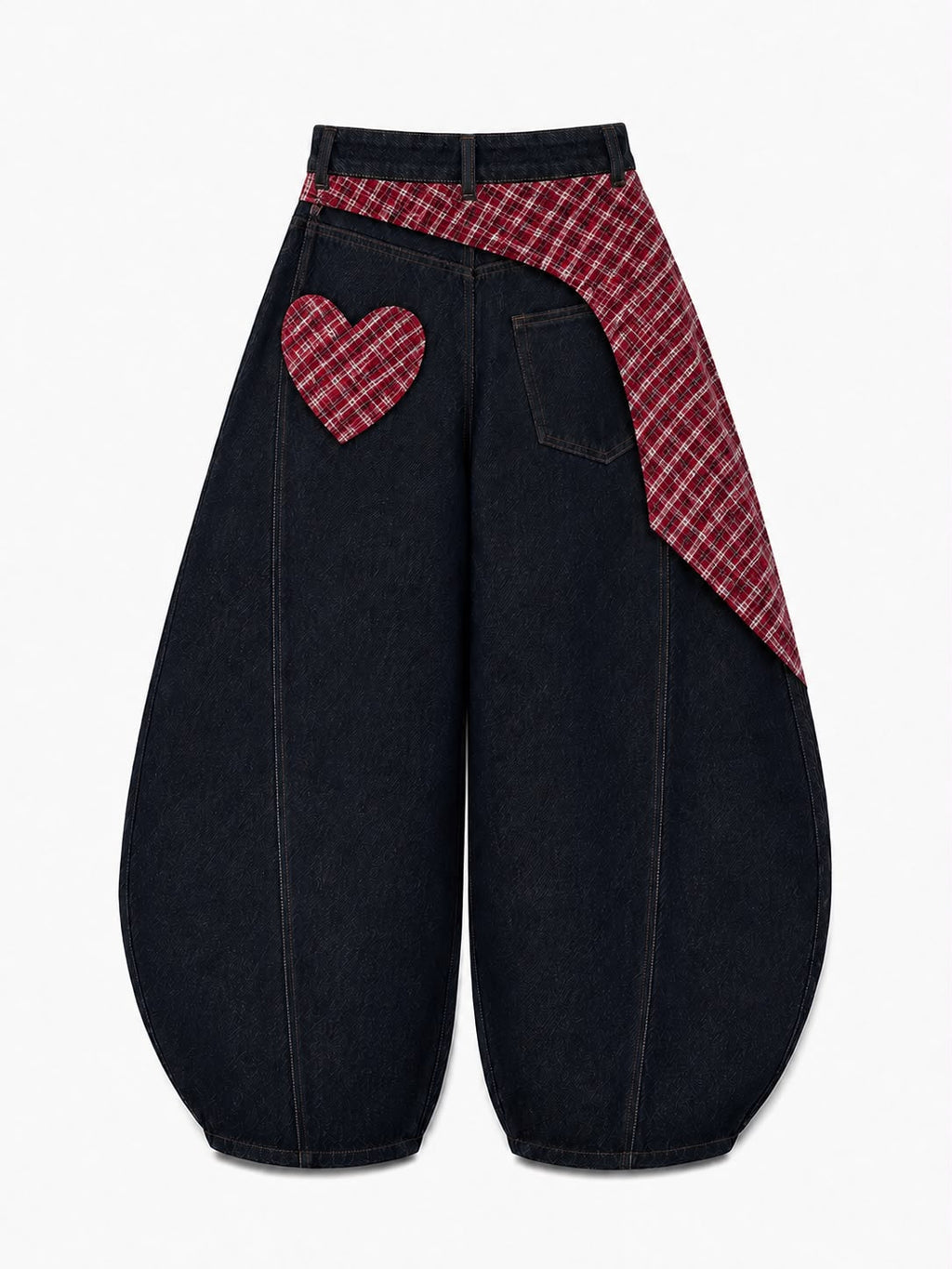 PHILIA RAW DENIM PANTS