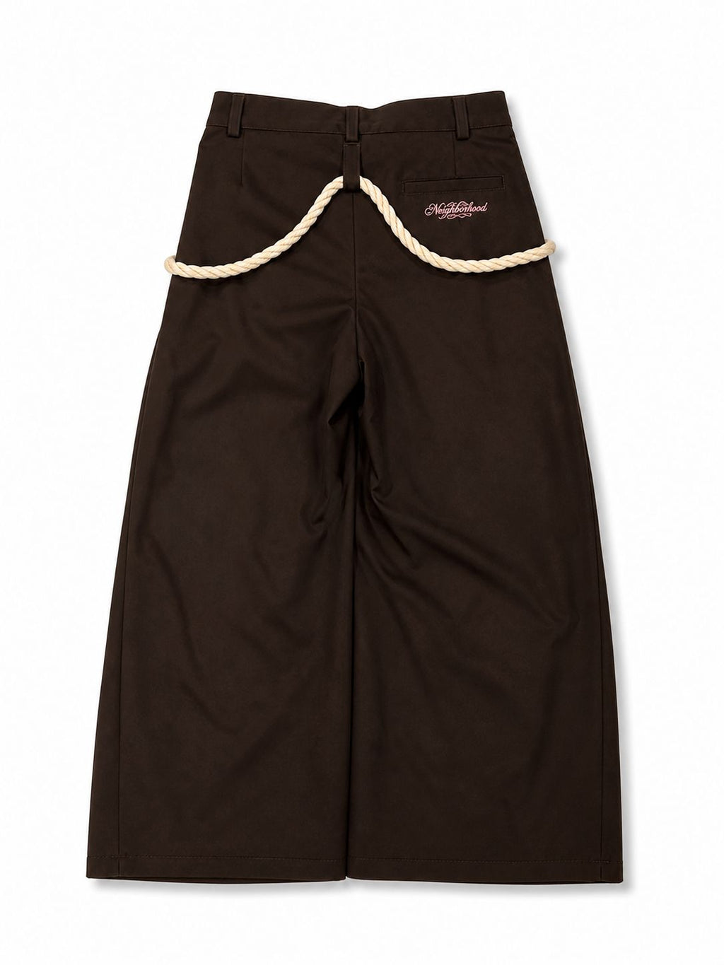 PLEATED TIED PANTS CAFÉ